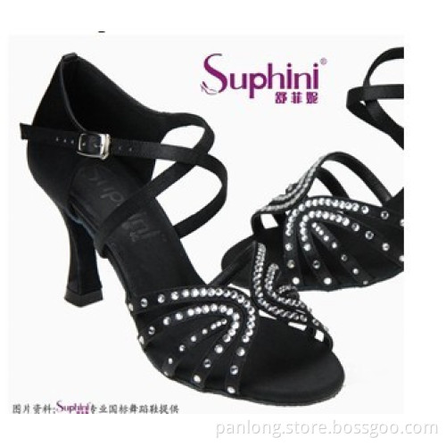 Black upper dance latin wear